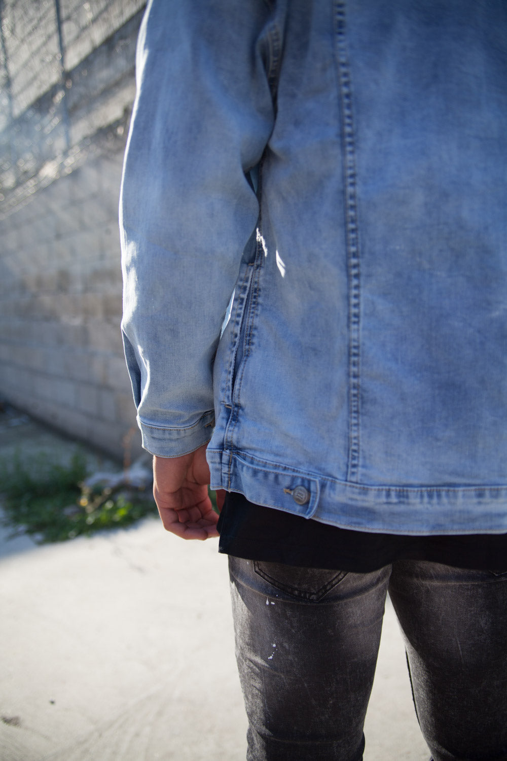 Sixth June - Veste jean brassard bleu M2233HJA