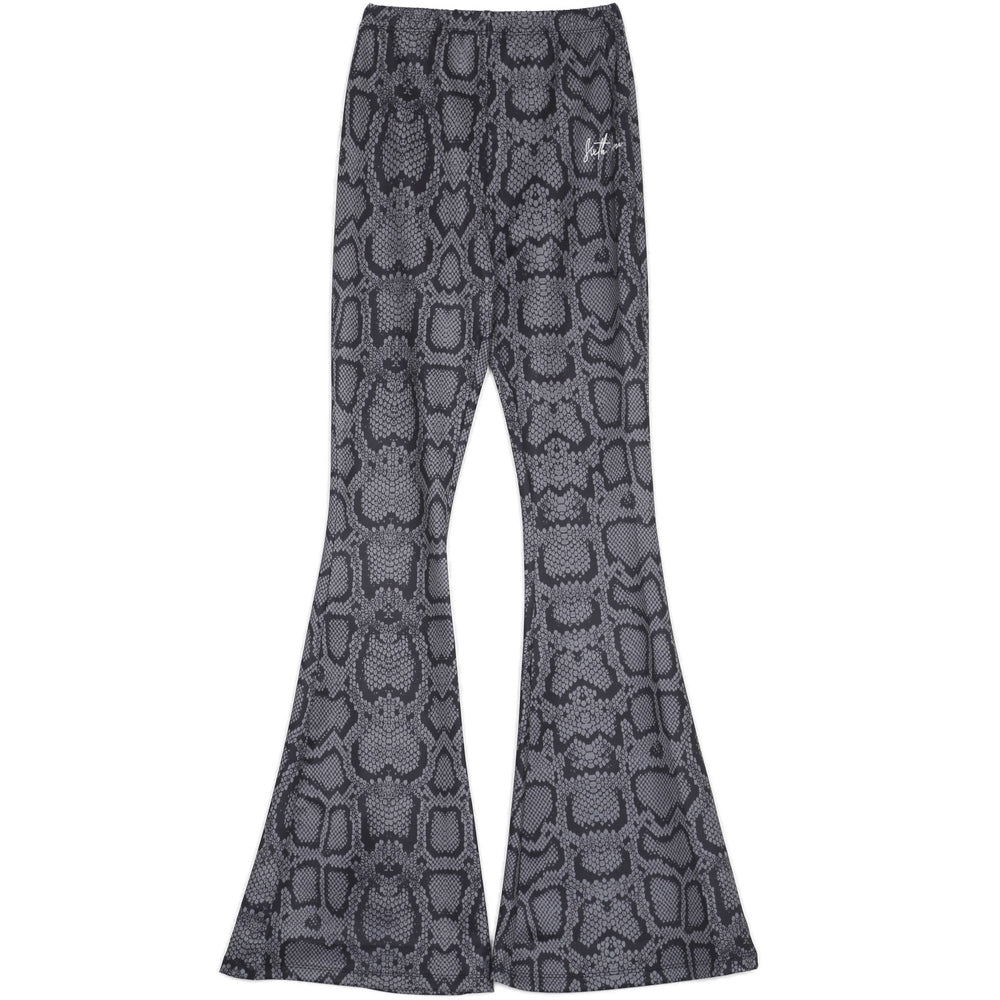 Sixth June - Pantalon flare logo python signature gris