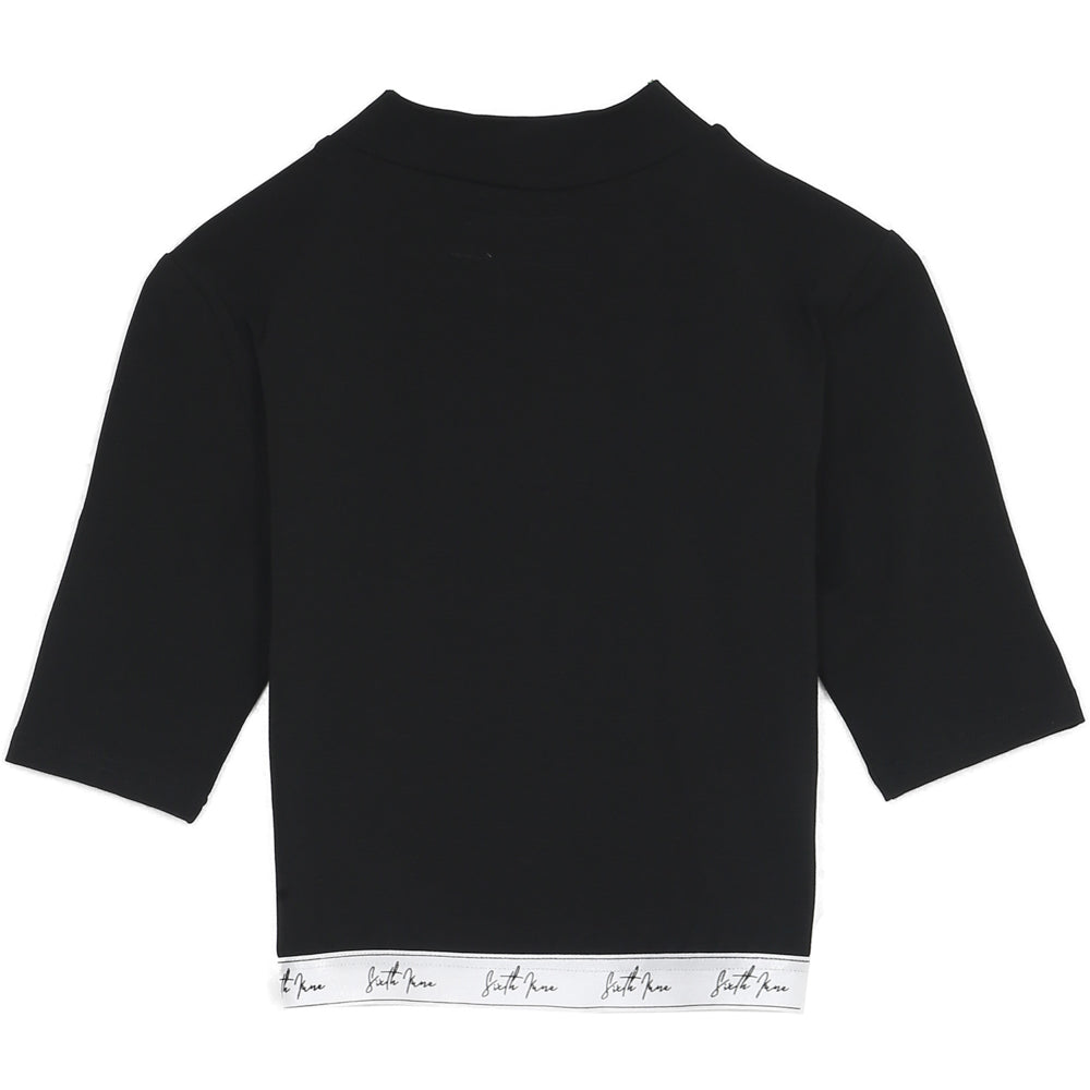 Sixth June - T-shirt bande gros logo signature noir