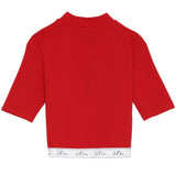 Big Signature Logo Cropped T-Shirt Red
