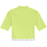 T-shirt bande gros logo signature vert fluo