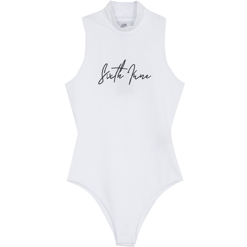 Sixth June - Body gros logo signature blanc