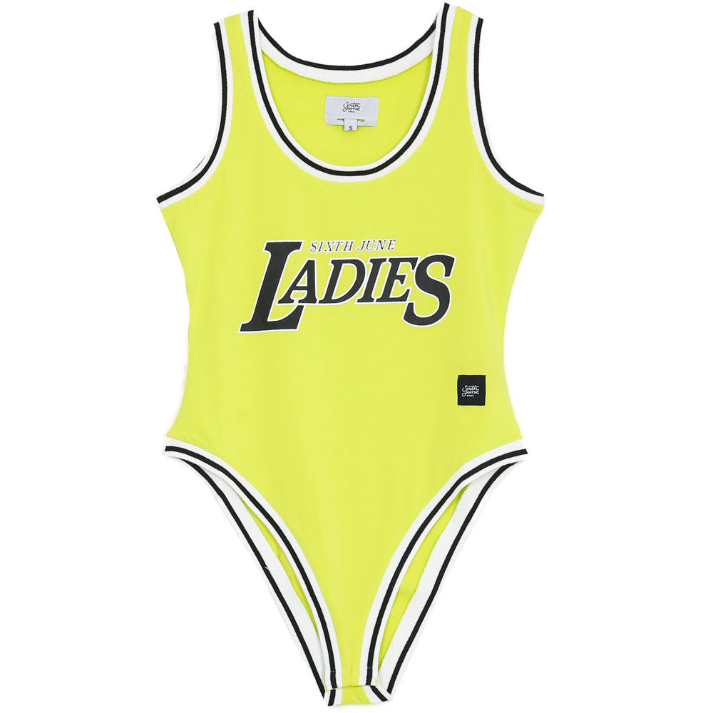 Sixth June - Body Ladies vert fluo