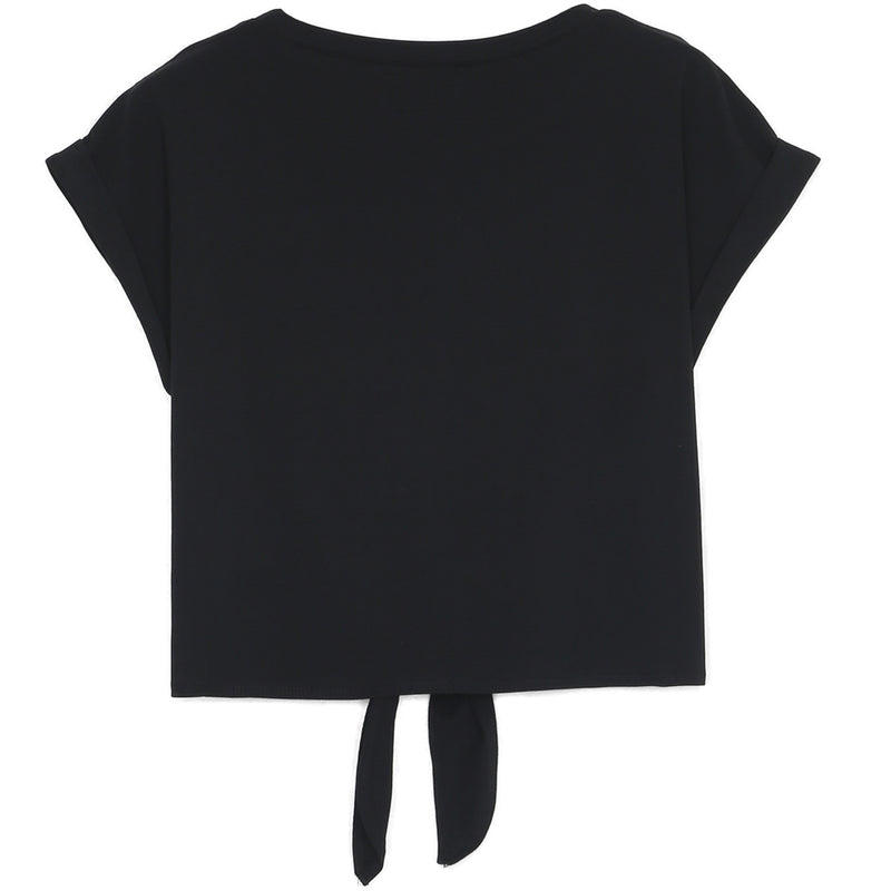 Sixth June - T-shirt noué logo signature noir