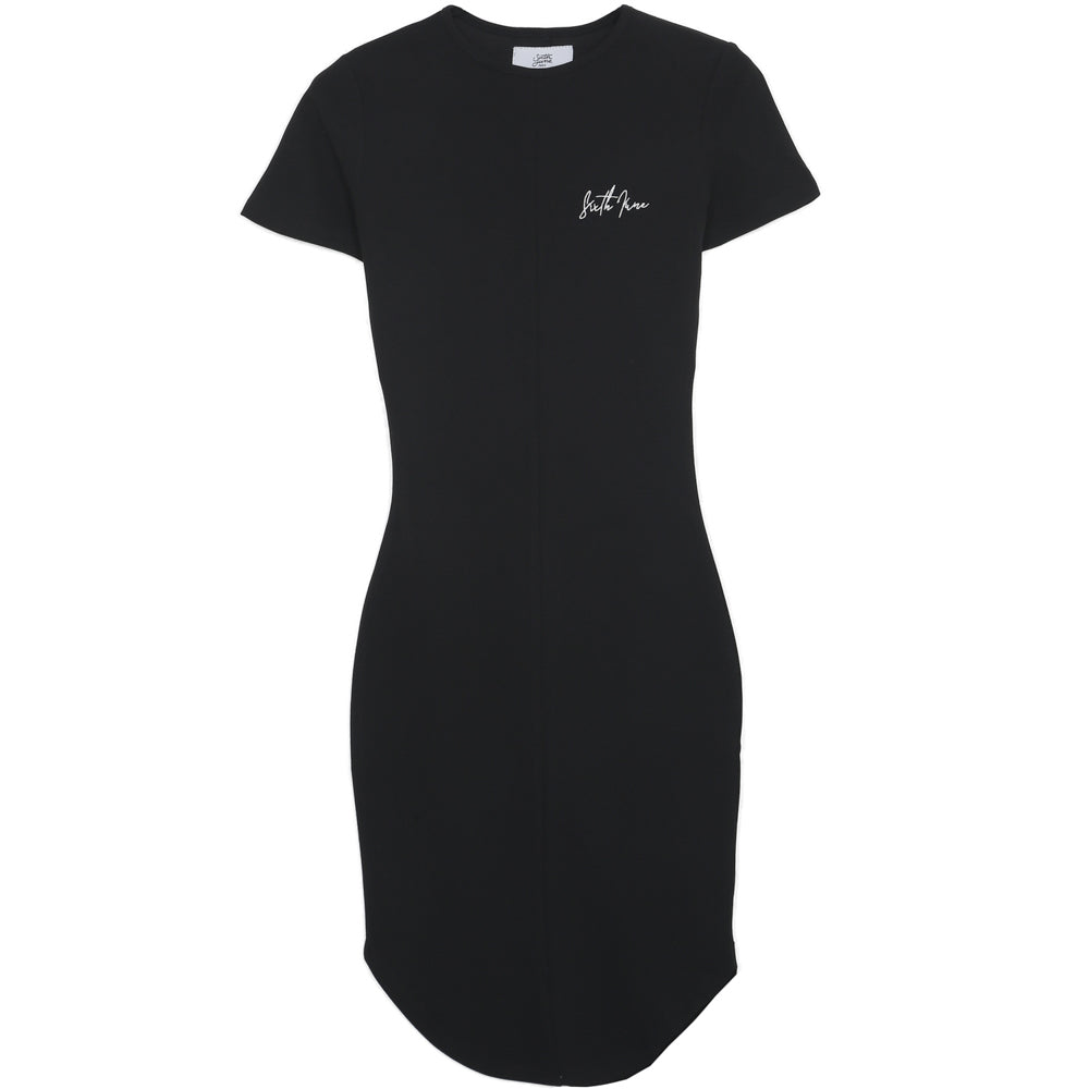 Sixth June - Robe moulante logo noir