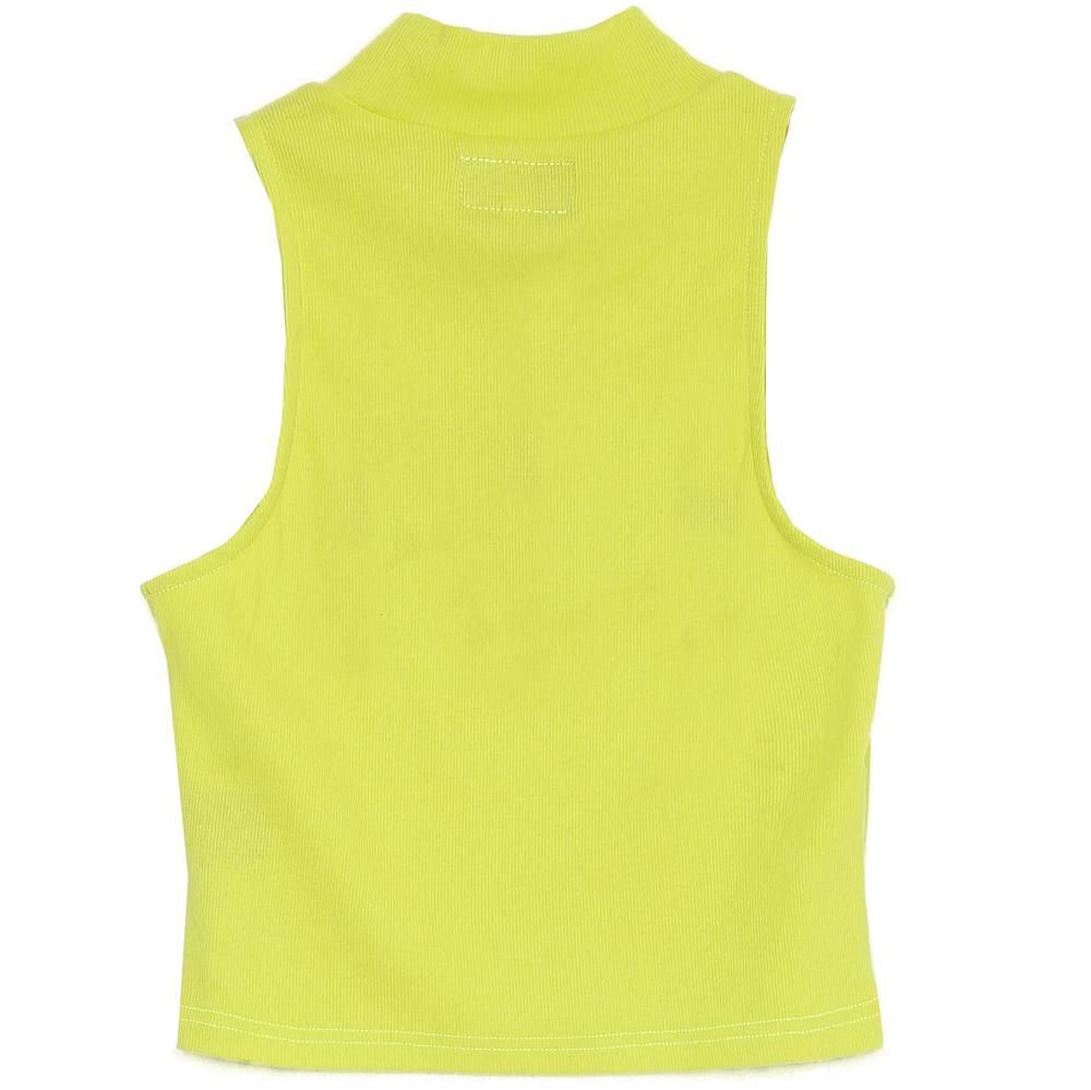 Top col montant SXT vert fluo