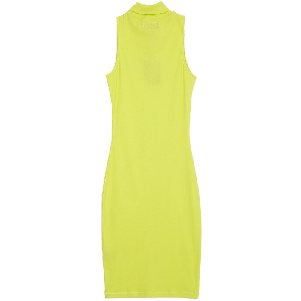 Sixth June - Robe col montant SXT vert fluo